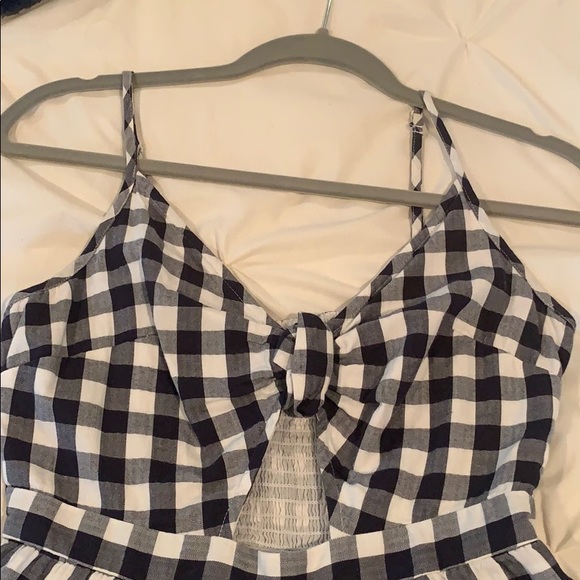 American Eagle GINGHAM ROMPER - Picture 2 of 4